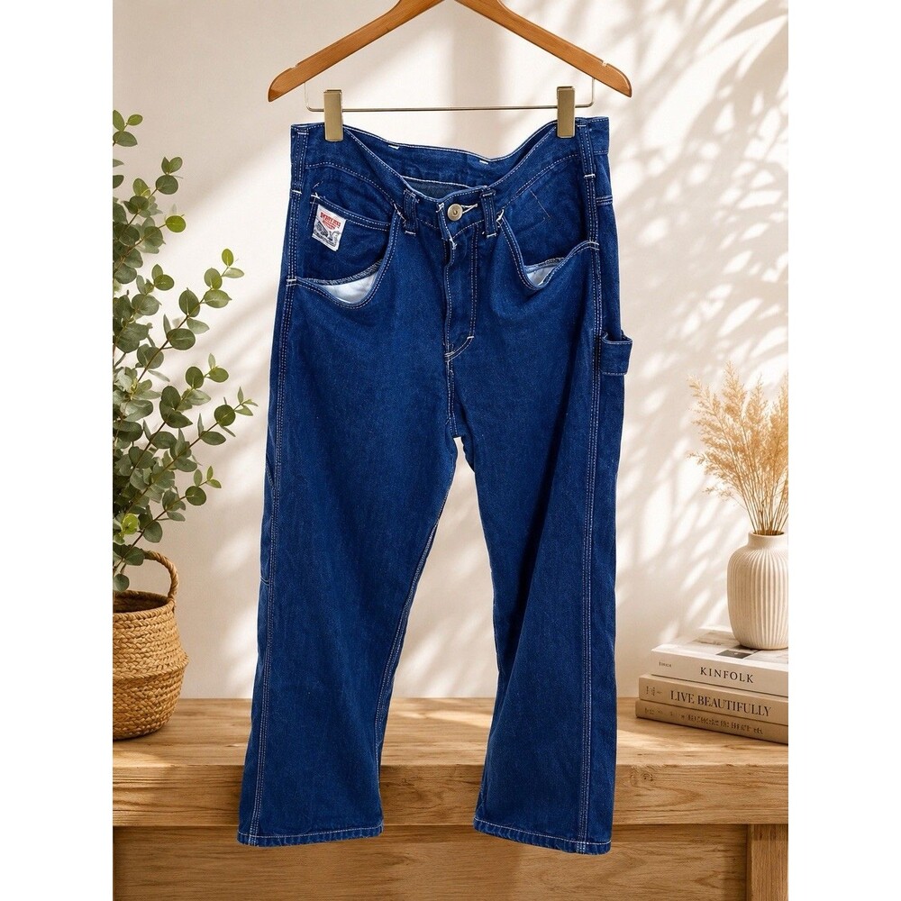 Pointer Brand Carpenter Jeans Blue Denim Made In USA 31x30 Vintage